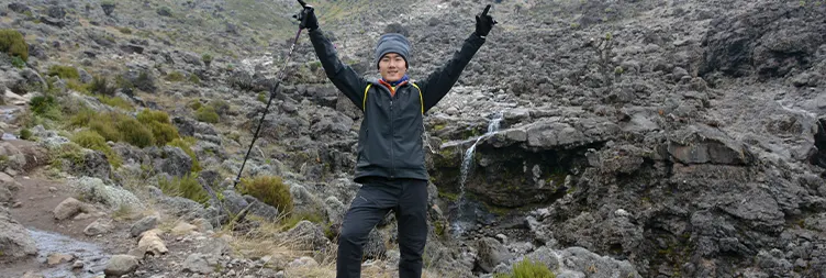 Barranco Camp to Karanga Camp.